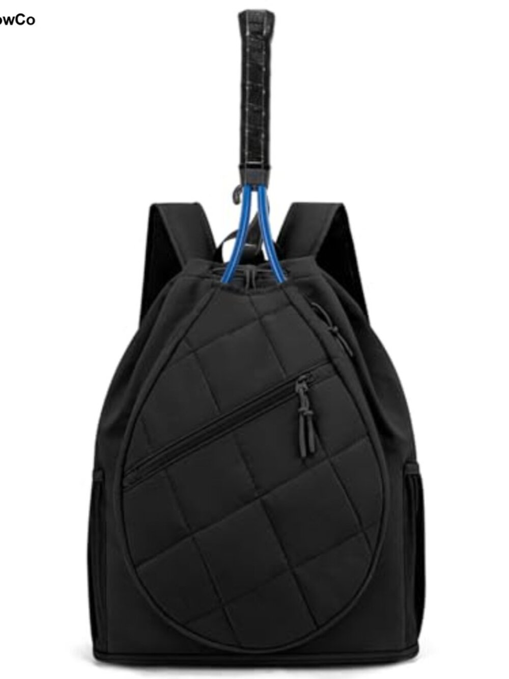 Drawstring Tennis Backpack with Shoe Compartment & Wet Pocket